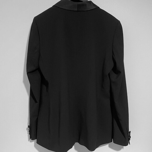 NWT Ralph Lauren Ladies Black Wool Tuxedo-Style Blazer - Picture 5 of 14